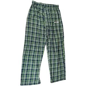 Seattle Seahawks NFL Plaid Pajama Pants Mens Large Lounge Sleepwear Game Day
